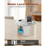 Distributeur d’eau pour chat silencieux avec batterie rechargeable