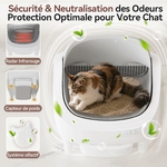 Compartiment déchets 12L pour 15 jours sans nettoyage