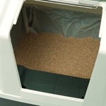 Vue du filtre à charbon maison de toilette Catit SmartSift