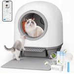 Litière automatique XXL avec triple désodorisation florale longue durée