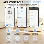 Bac à litière automatique 90L avec contrôle APP et suivi santé chat