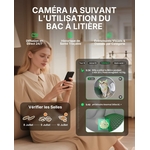 Système triple élimination des odeurs litière intelligente PETKIT