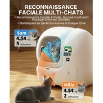 Caméra IA haute résolution avec vision nocturne pour chats