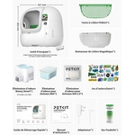 Litière autonettoyante PETKIT PUROBOT MAX PRO 2 avec caméra IA