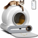 Litière sécurisée pour chats avec protection avancée et confort optimal