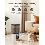 distributeur croquettes programmable sécurisé avec couvercle verrouillable