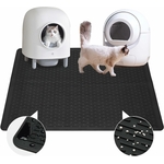 tapis antidérapant imperméable pour litière de chat.