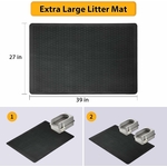 tapis Colewin extra large noir hygiène maison propre