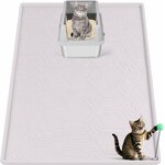Tapis silicone blanc premium Bartuke pour sol propre