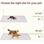 Tapis litière facile à nettoyer avec baguette de jeu