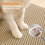 Sol propre grâce au tapis de litière grand format