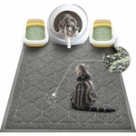 chat marchant sur tapis XXL piégeant la litière