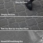 grand tapis de litière antidérapant pour sol propre