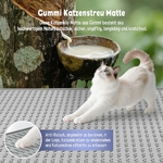 Grand tapis imperméable pour plusieurs bacs à litière chats