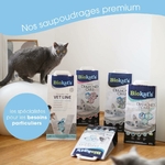 Litière fine pour chat Biokat’s Charbon actif et Aloe vera sac 10L