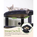 arbre à chat XXL anti-basculement mural pour chats actifs