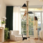 arbre à chat du sol au plafond FUKUMARU moderne gris