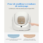Litière autonettoyante CATLINK Baymax avec suivi santé connecté