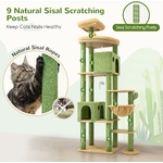 Arbre à chat cactus XXL 213 cm pour grands chats