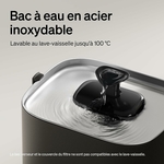 Plateau en acier inoxydable hygiénique pour fontaine à eau PETLIBRO