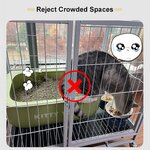 Cage sécurisée et élégante pour chats et petits animaux