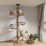 Vue de l’ensemble design moderne arbre à chat bois