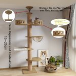 Grands poteaux en sisal anti-rayures pour chats