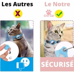 fermeture anti-étranglement collier Croc-Cat