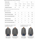 détails du sweat coton col capuche silhouette Maine Coon