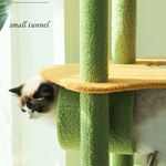plateforme en peluche pour chat d’intérieur