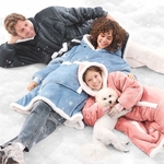 Sweat à capuche surdimensionné JOYWOO avec poche pour petit chien