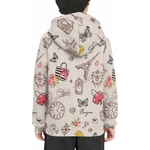 hoodie fille hiver motif chat de dessin animé