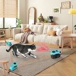 Tapis de course automatique pour chat avec télécommande vitesse réglable et sons réalistes