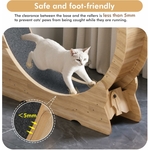 roue pour chat silencieuse design moderne