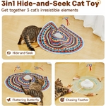 Papillon rotatif multicolore pour chat Potaroma