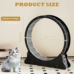 Base stable en bois de la roue pour chat