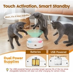 Jouet interactif Potaroma 3-en-1 pour chat avec papillon volant