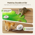 Jouet interactif vert pour chat d’intérieur FEELNEEDY