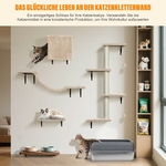 meuble mural pour chat gain de place intérieur