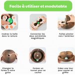 Design réversible premium pour chat intérieur.
