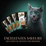 Gamme SHEBA Mini Filets sélection volaille pour chat adulte gourmet