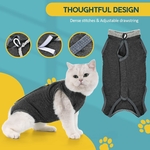 détail tissu modal respirant combinaison chat premium