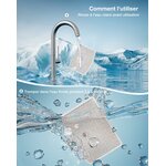 Accessoire premium félin 12PCS PETGUGU filtration 8 étapes.