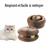 Griffoir durable luxe papier nid dabeille félin.