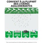 Entrée litière automatique hauteur 20 cm confort chaton et chat adulte luxe.