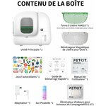 Litière autonettoyante luxe PETKIT Pura Max 2 blanche pour chat design raffiné.