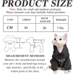 manteau d’intérieur design pour chat en coton