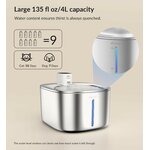 Distributeur eau premium félin batterie longue durée innovation.