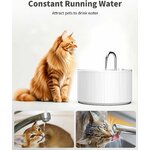 Pompe ultra silencieuse fontaine chat luxe Lawfery installation facile.