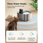 Pompes silencieuses et filtres charbon 5 couches de la fontaine design pour chat FEELNEEDY.